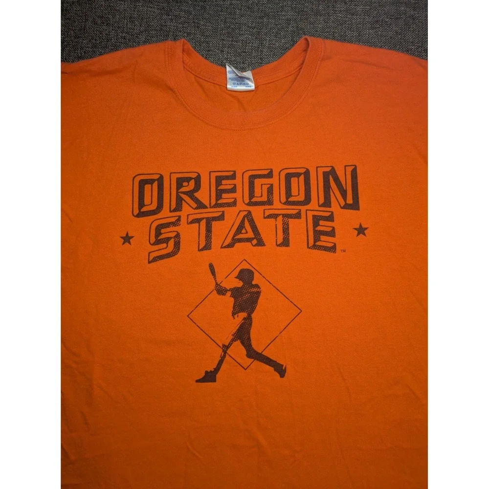 Vintage Oregon State University Beavers Baseball T Shirt Short Sleeve Mens Large